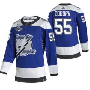 686196a5c87d7_1 Men's Tampa Bay Lightning #55 Braydon Coburn 2021 Blue Stanley Cup Champions Reverse Retro Stitched Jersey