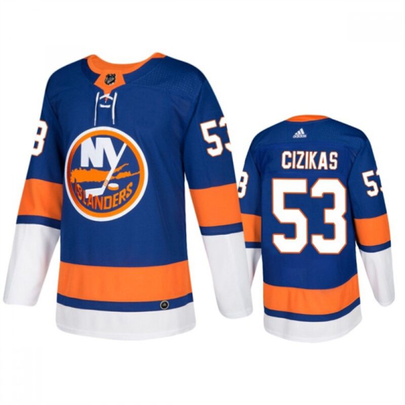 686196ea43ca7_1 Men's New York Islanders #53 Casey Cizikas Royal Stitched Jersey