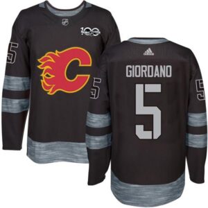 68619768aee50_1 Flames #5 Mark Giordano Black 1917-2017 100th Anniversary Stitched NHL Jersey