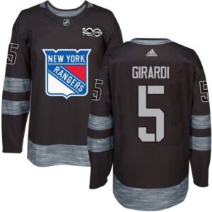 68619782a8308_1 Rangers #5 Dan Girardi Black 1917-2017 100th Anniversary Stitched NHL Jersey