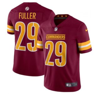 686197a920d6e_1 Men's Washington Commanders #29 Kendall Fuller 2022 Burgundy Vapor Limited Stitched Jersey