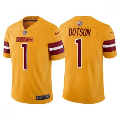 686197b7aa6bd_1 Men's Washington Commanders #1 Jahan Dotson Gold Vapor Untouchable Stitched Football Jersey