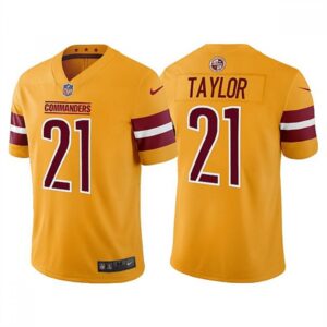 686197c050c7c_1 Men's Washington Commanders #21 Sean Taylor Gold Vapor Untouchable Stitched Football Jersey