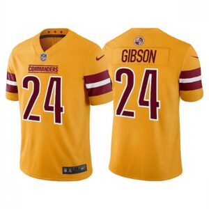 686197c34f718_1 Men's Washington Commanders #24 Antonio Gibson Gold Vapor Untouchable Stitched Football Jersey