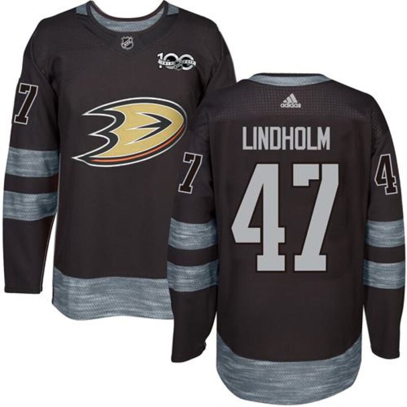 686197fd1bff1_1 Ducks #47 Hampus Lindholm Black 1917-2017 100th Anniversary Stitched NHL Jersey