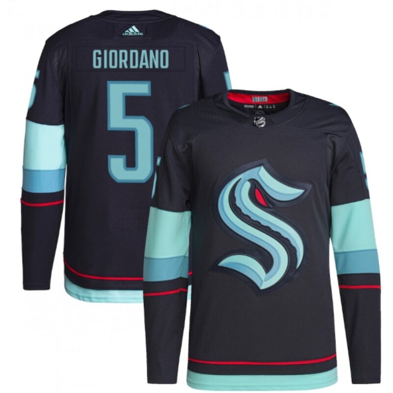 686198493e35b_1 Men's Seattle Kraken #5 Mark Giordano Navy Stitched Jersey