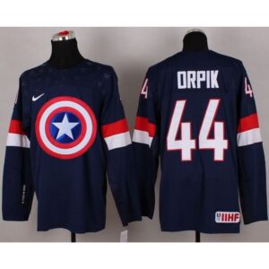6861989a490f2_1 Olympic Team USA #44 Brooks Orpik Navy Blue Captain America Fashion Stitched NHL Jersey