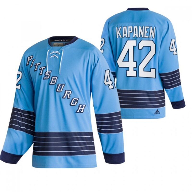 686198f410173_1 Men's Pittsburgh Penguins #42 Kasperi Kapanen 2022 Blue Classics Stitched Jersey