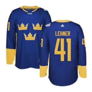 686198fa3eeec_1 Team Sweden #41 Robin Lehner Blue 2016 World Cup Stitched NHL Jersey