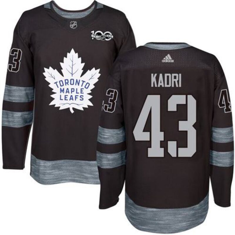 68619928d48df_1 Maple Leafs #43 Nazem Kadri Black 1917-2017 100th Anniversary Stitched NHL Jersey