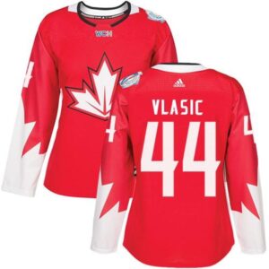 68619996db702_1 Team Canada #44 Marc-Edouard Vlasic Red 2016 World Cup Women's Stitched NHL Jersey