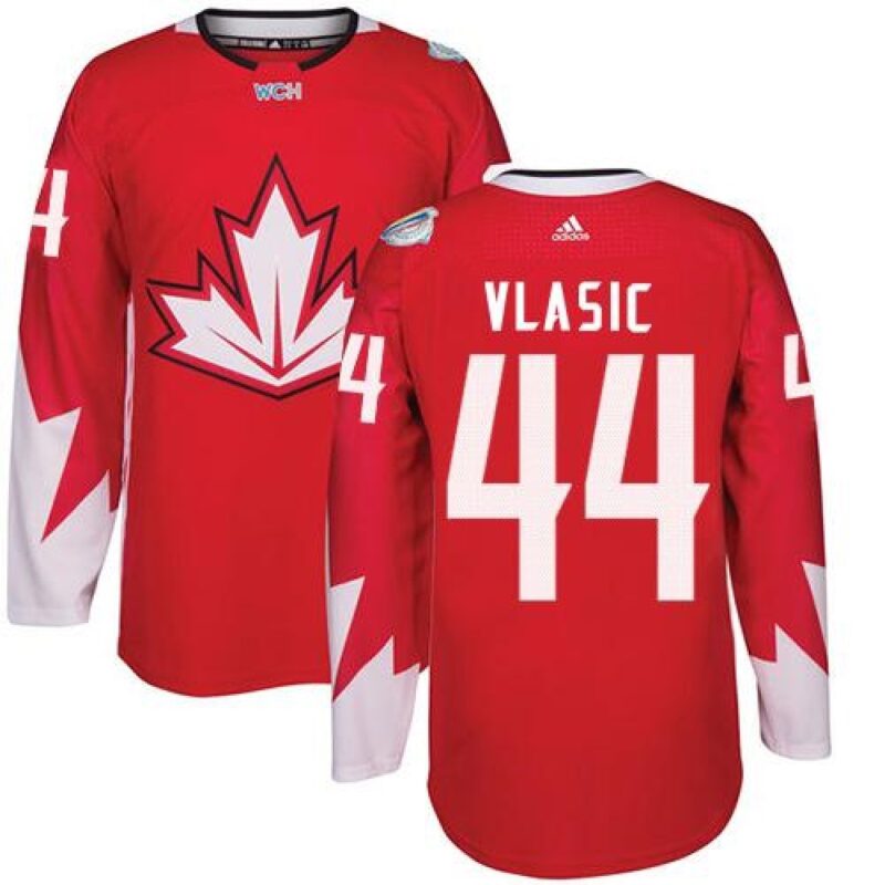 6861999f6661f_1 Team CA. #44 Marc-Edouard Vlasic Red 2016 World Cup Stitched NHL Jersey