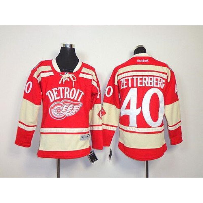 686199cc48735_1 Red Wings #40 Henrik Zetterberg Red 2014 Winter Classic Stitched Youth NHL Jersey