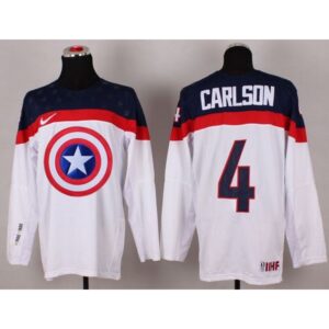 68619a908fd88_1 Olympic Team USA #4 John Carlson White Captain America Fashion Stitched NHL Jersey