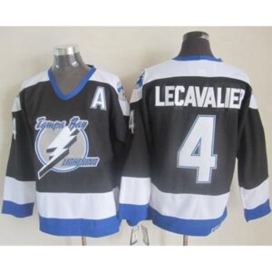 68619a9a09177_1 Lightning #4 Vincent Lecavalier Black CCM Throwback Stitched NHL Jersey