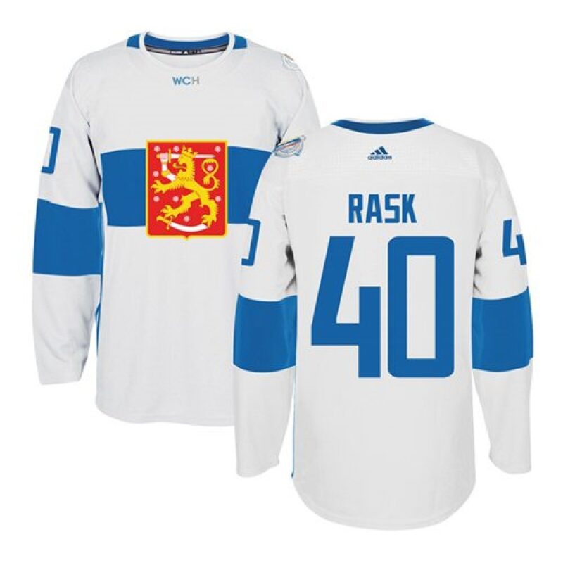 68619abad41fb_1 Team Finland #40 Tuukka Rask White 2016 World Cup Stitched NHL Jersey
