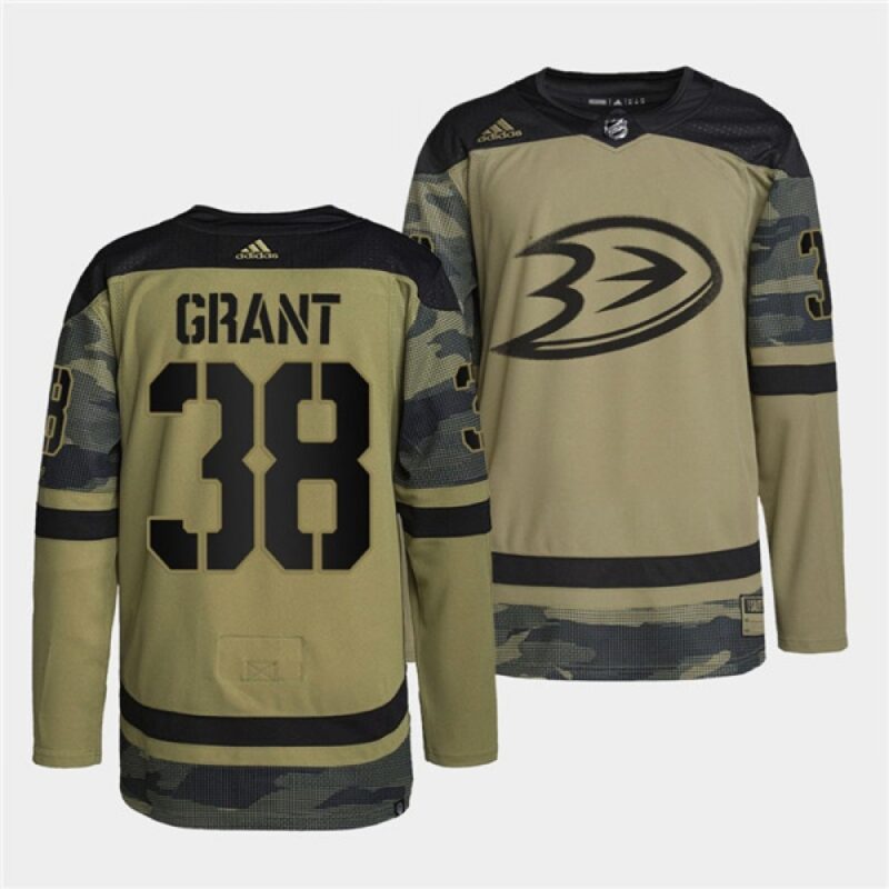 68619ac95bc35_1 Men's Anaheim Ducks #38 Derek Grant 2022 Camo Military Appreciation Night Stitched Jersey