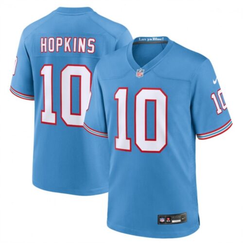 68619ae7086e8_1 Men's Tennessee Titans #10 DeAndre Hopkins Light Blue Throwback Player Stitched Game Jersey
