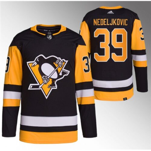 68619b3727e01_1 Men's Pittsburgh Penguins #39 Alex Nedeljkovic Black Stitched Jersey