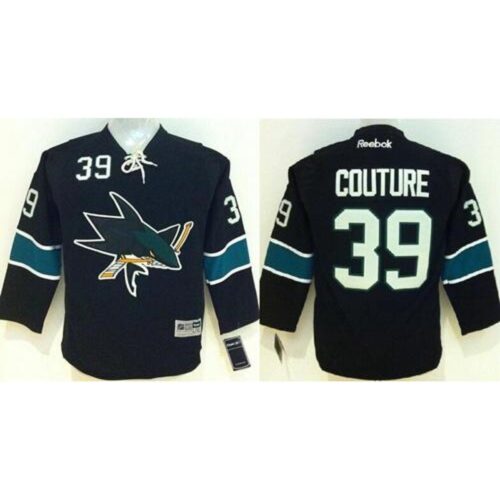 68619b65c3ee0_1 Sharks #39 Logan Couture Black Stitched Youth NHL Jersey