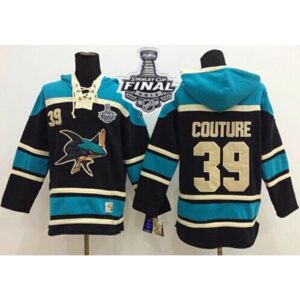 68619b749ad39_1 Sharks #39 Logan Couture Black Sawyer Hooded Sweatshirt 2016 Stanley Cup Final Patch Stitched NHL Jersey