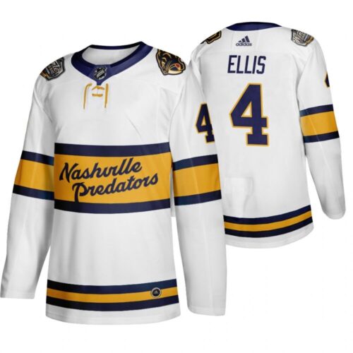 68619b961b84e_1 Men's Nashville Predators #4 Ryan Ellis White Stitched NHL Jersey