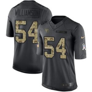 Titans #54 Avery Williamson Black Men's Stitched NFL Limited 2016 Salute To Service Jersey