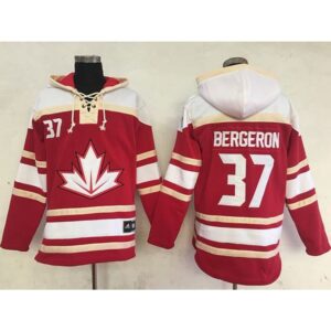 68619bbf56bef_1 Team CA. #37 Patrice Bergeron Red Sawyer Hooded Sweatshirt 2016 World Cup Stitched NHL Jersey