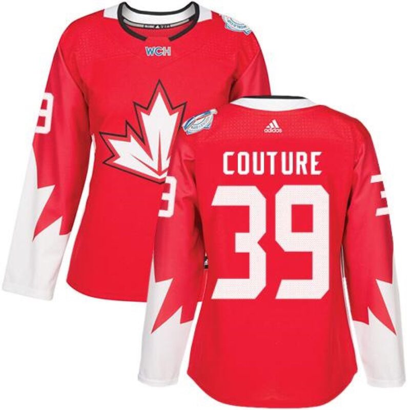 68619bcebb96f_1 Team Canada #39 Logan Couture Red 2016 World Cup Women's Stitched NHL Jersey