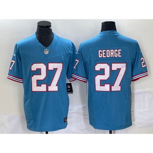 68619be323508_1 Men's Tennessee Titans #27 Eddie George Light Blue 2023 F.U.S.E. Vapor Limited Throwback Stitched Football Jersey