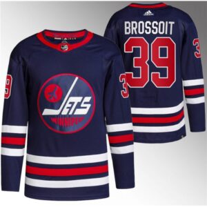 68619bf4e39a4_1 Men's Winnipeg Jets #39 Laurent Brossoit 2021/22 Navy Stitched Jersey