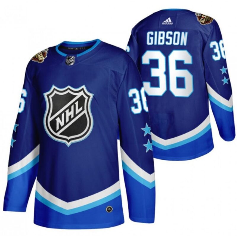 68619c30f38cc_1 Men's Anaheim Ducks #36 John Gibson 2022 All-Star Blue Stitched Jersey