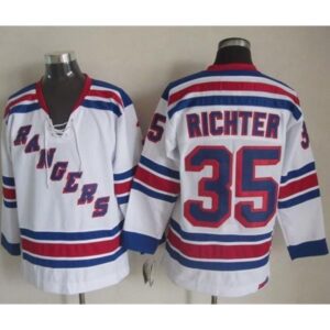 68619d27a81d5_1 Rangers #35 Mike Richter White CCM Throwback Stitched NHL Jersey