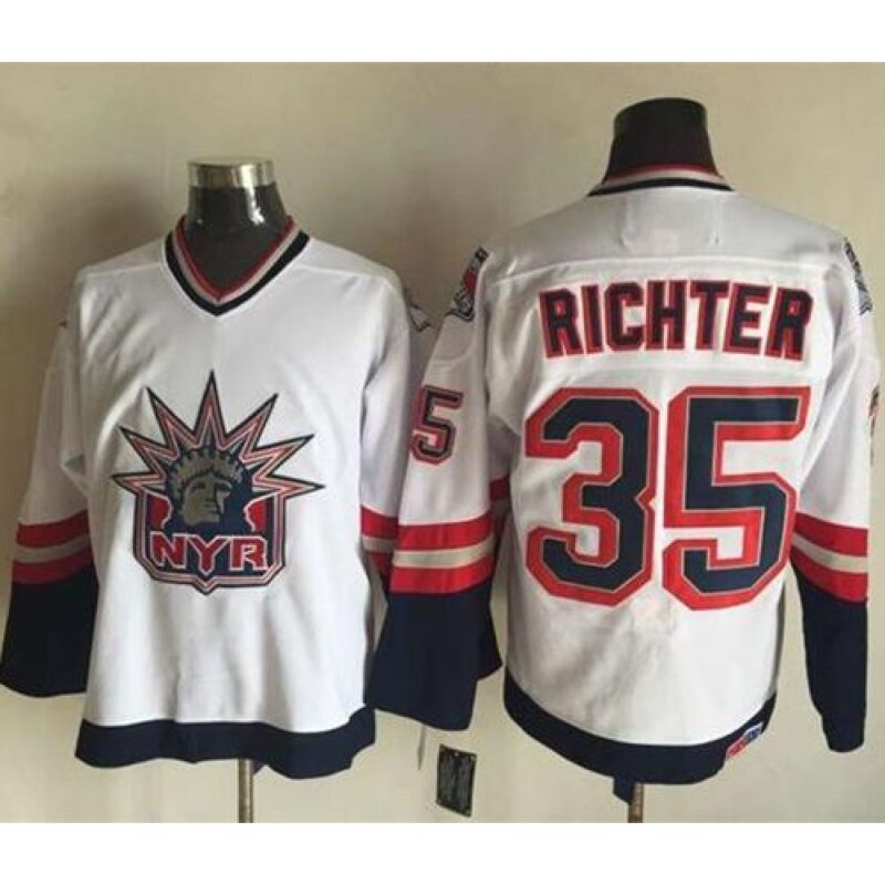 68619d36ce00e_1 Rangers #35 Mike Richter White CCM Statue of Liberty Stitched NHL Jersey