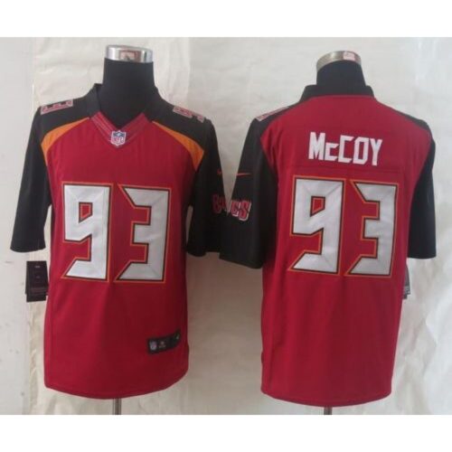68619d44994e0_1 Buccaneers #93 Gerald McCoy Red Team Color Men's Stitched NFL New Limited Jersey