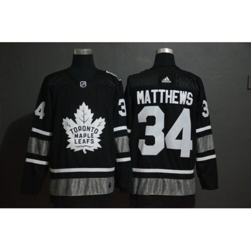 68619d732b0ae_1 Men's Toronto Maple Leafs #34 Auston Matthews Black 2019 NHL All-Star Game Jersey