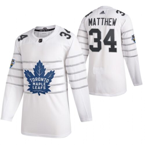 68619d9b8e366_1 Men's Toronto Maple Leafs #34 Auston Matthews 2020 White All Star Stitched NHL Jersey