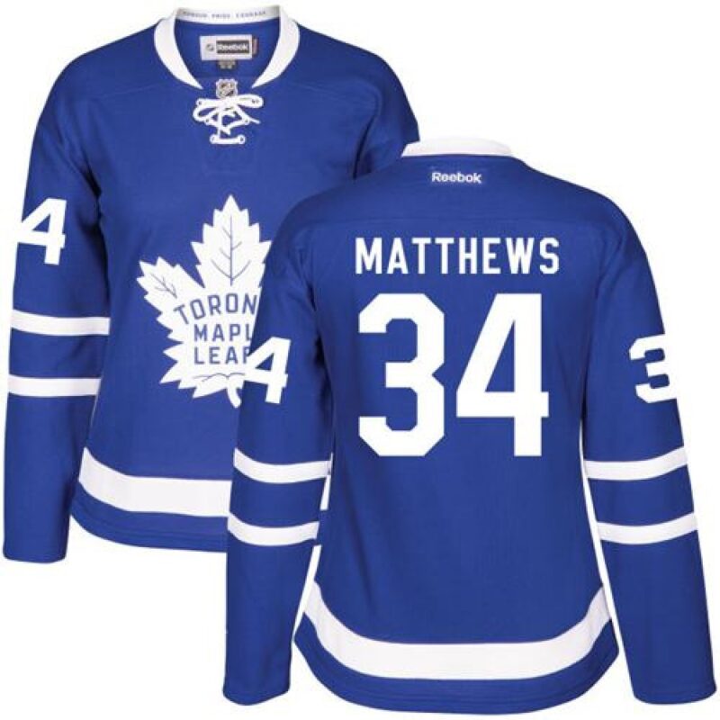 68619db1984da_1 Maple Leafs #34 Auston Matthews Blue Home Women's Stitched NHL Jersey
