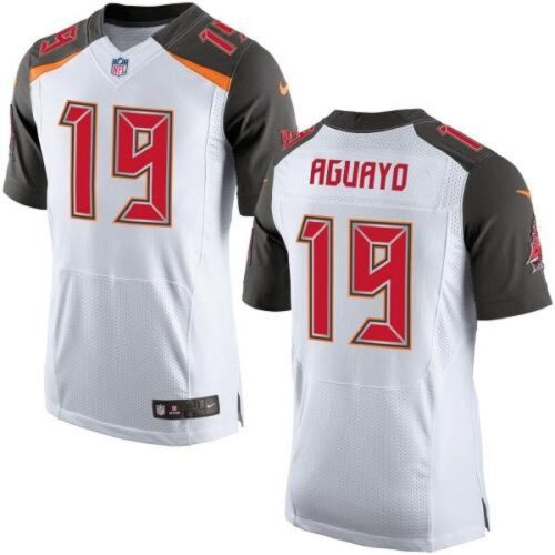 68619dd39c356_1 Buccaneers #19 Roberto Aguayo White Men's Stitched NFL New Elite Jersey
