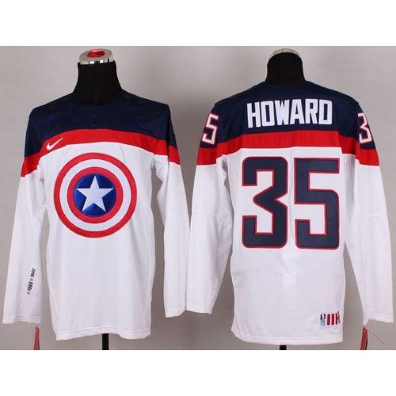 68619de161843_1 Olympic Team USA #35 Jimmy Howard White Captain America Fashion Stitched NHL Jersey