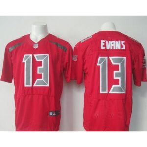 68619e163d38c_1 Buccaneers #13 Mike Evans Red Men's Stitched NFL Elite Rush Jersey