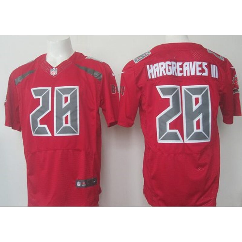 68619e223fe94_1 Buccaneers #28 Vernon Hargreaves III Red Men's Stitched NFL Elite Rush Jersey