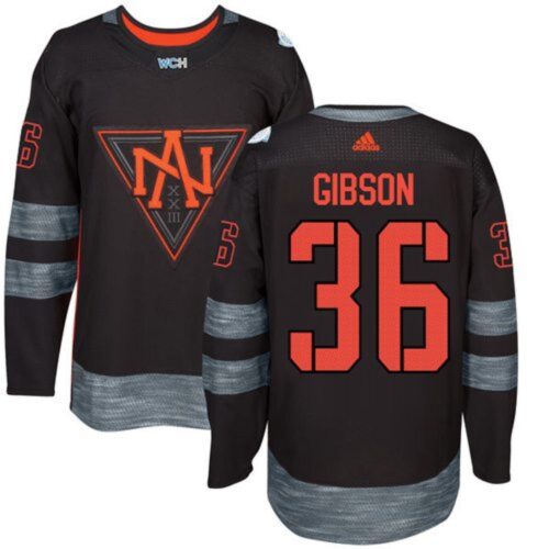 68619e22c575c_1 Team North America #36 John Gibson Black 2016 World Cup Stitched NHL Jersey