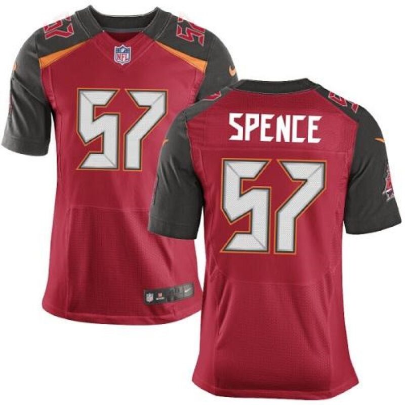68619e3304c7d_1 Buccaneers #57 Noah Spence Red Team Color Men's Stitched NFL New Elite Jersey