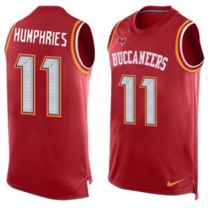 68619e3e1aee1_1 Buccaneers #11 Adam Humphries Red Team Color Men's Stitched NFL Limited Tank Top Jersey