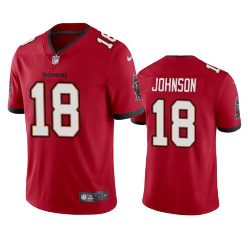 68619e5ad659d_1 Men's Tampa Bay Buccaneers #18 Tyler Johnson New Red Vapor Untouchable Limited Stitched Jersey