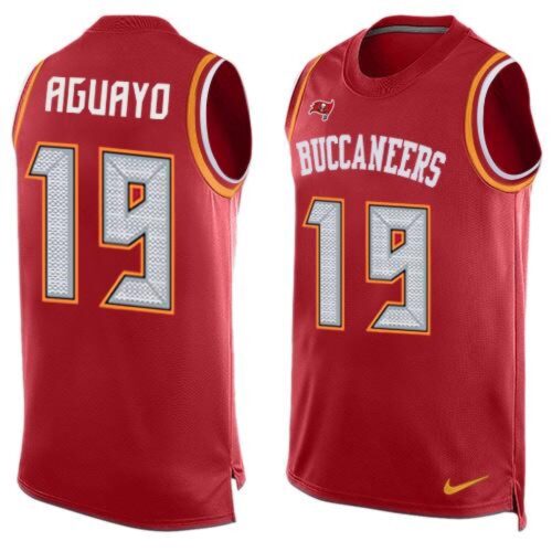 68619e6085b08_1 Buccaneers #19 Roberto Aguayo Red Team Color Men's Stitched NFL Limited Tank Top Jersey