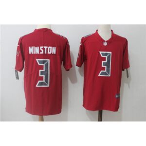 68619e8b93b57_1 Men's Tampa Bay Buccaneers #3 Jameis Winston Red Stitched NFL Limited Rush Jersey