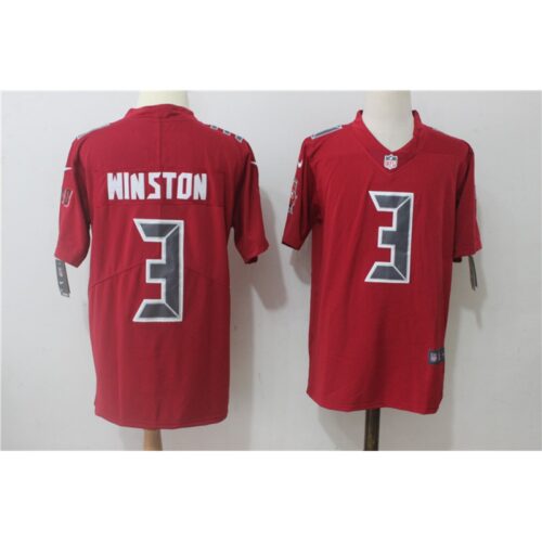 68619e8b93b57_1 Men's Tampa Bay Buccaneers #3 Jameis Winston Red Stitched NFL Limited Rush Jersey