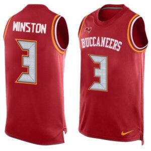 68619e8e79450_1 Buccaneers #3 Jameis Winston Red Team Color Men's Stitched NFL Limited Tank Top Jersey